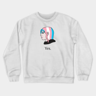 Trans Wojak Crewneck Sweatshirt